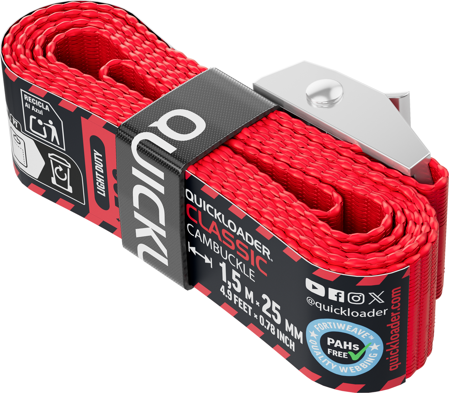 QL Cambuckle Classic 500 kg 1.5 m x 25 mm