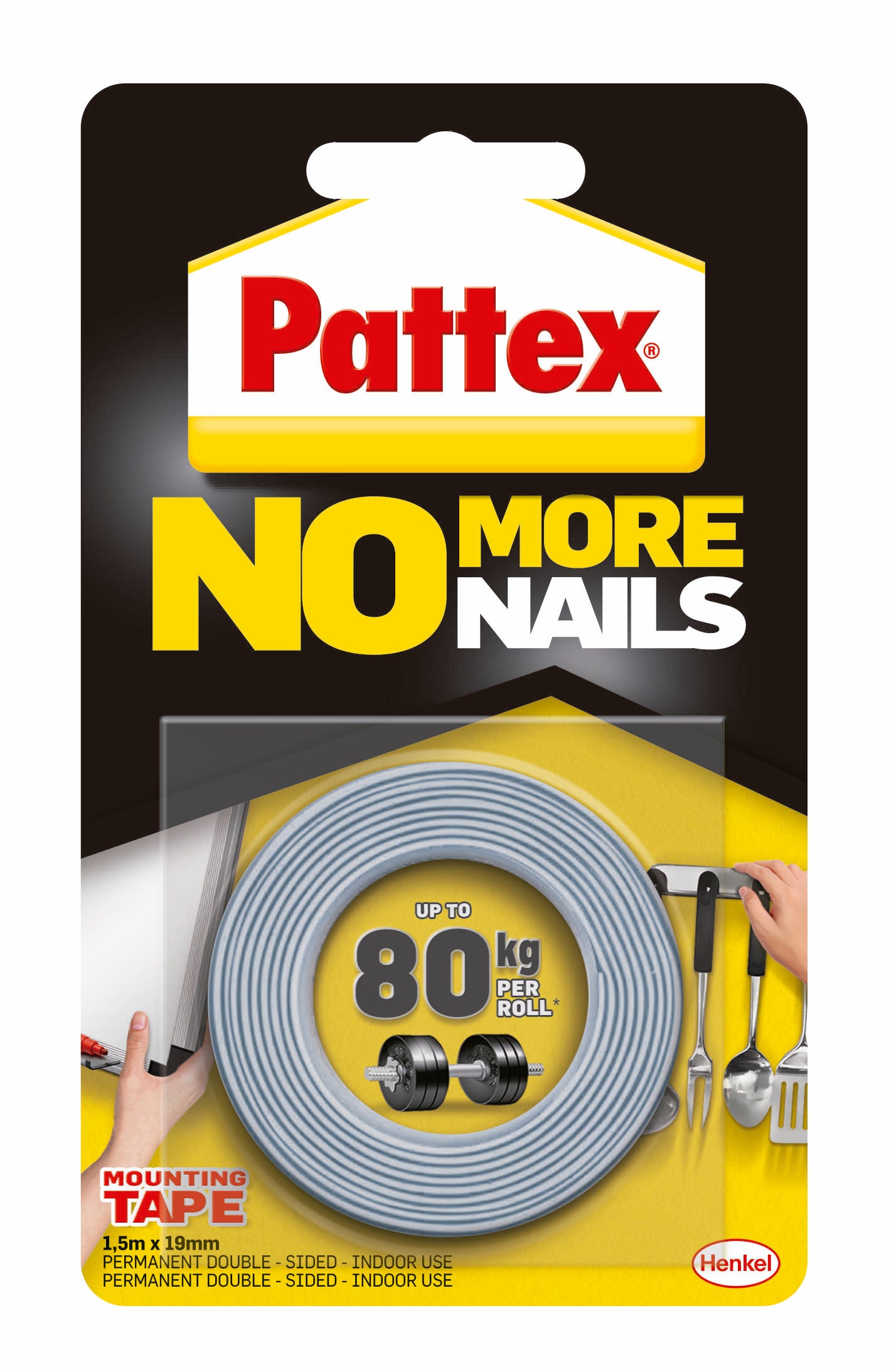 Pattex No More Nails Tape 80kg
