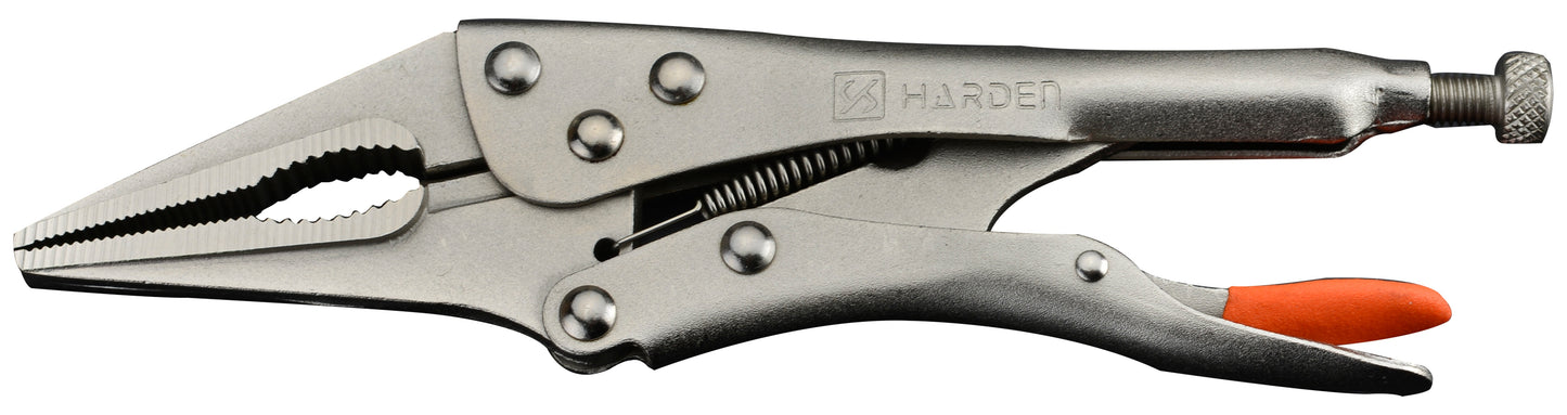 9" (218mm) Long Nose Lock Grip Pliers