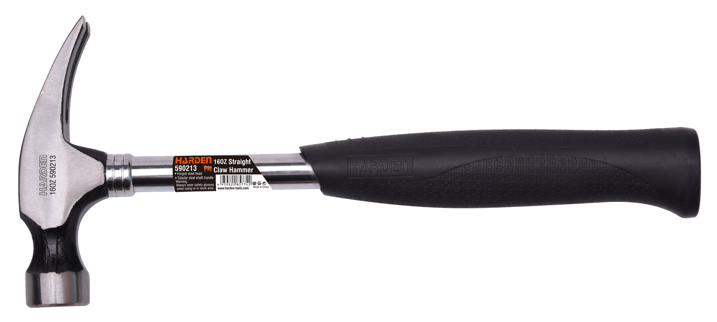 0.50kg/16oz Claw Hammer with Tubular Handle