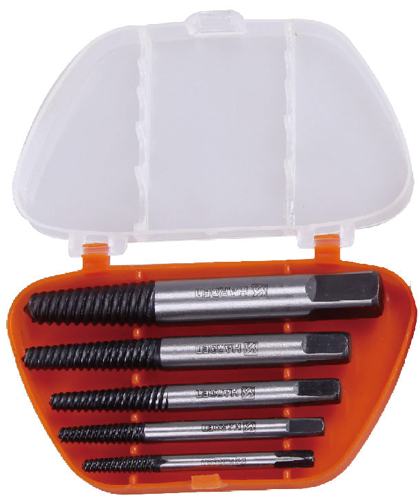 5Pcs Coarse Thread Screw Extractor Set
