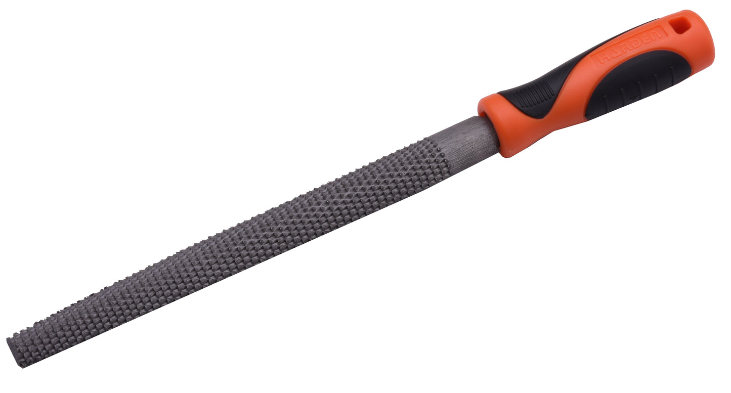8" (200mm) Half round rasp with soft handle