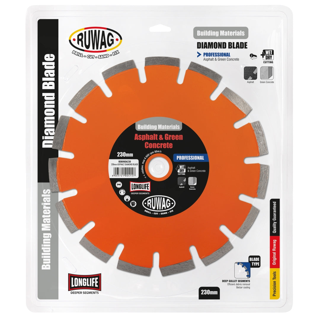 230mm asphalt diamond blade