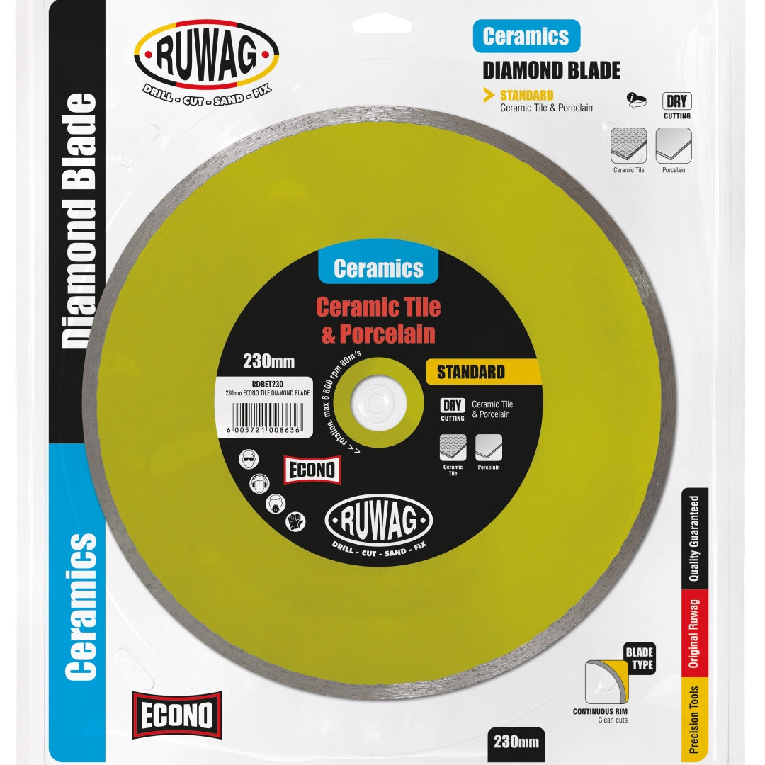 230mm Econo tile diamond blade