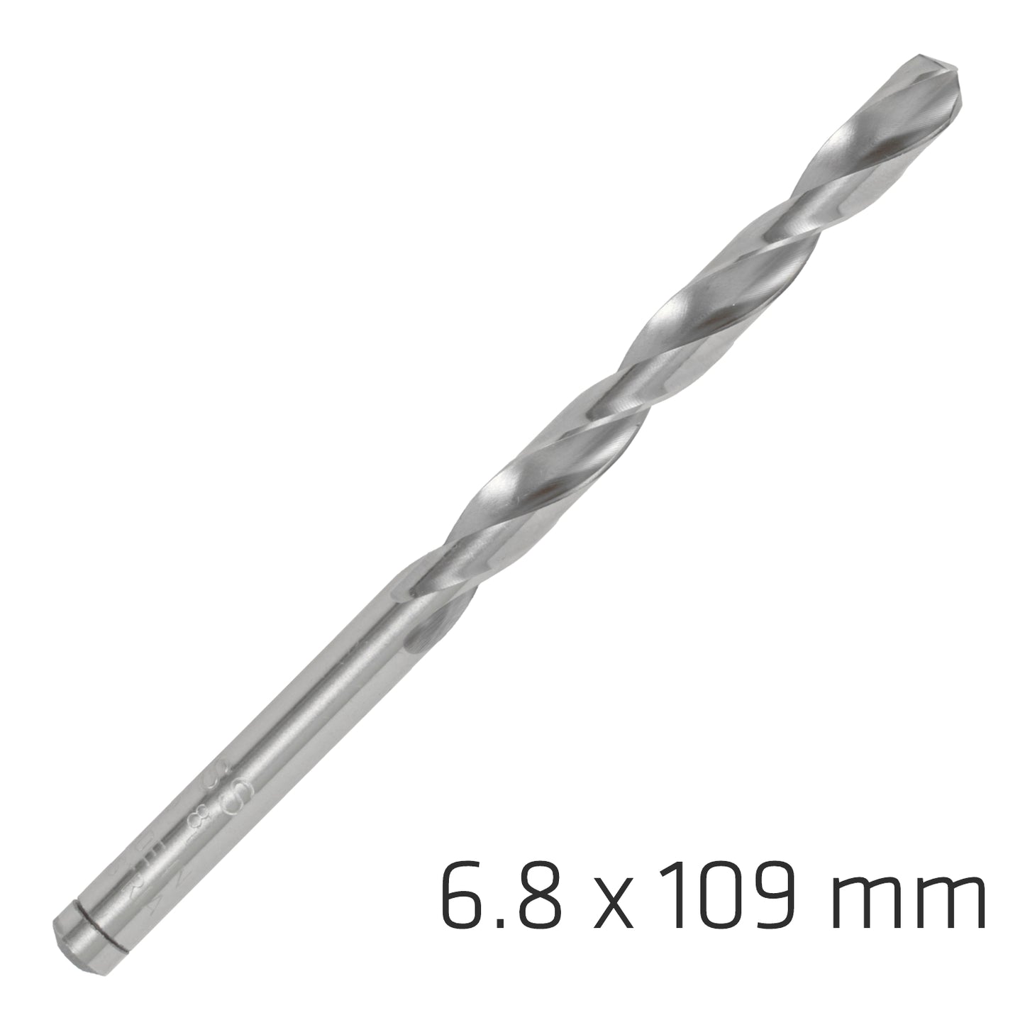 ALPEN PRO HSS 6.8MM DRILL DIN 338 RN 135 SPLIT POINT PLASTIC WALLET