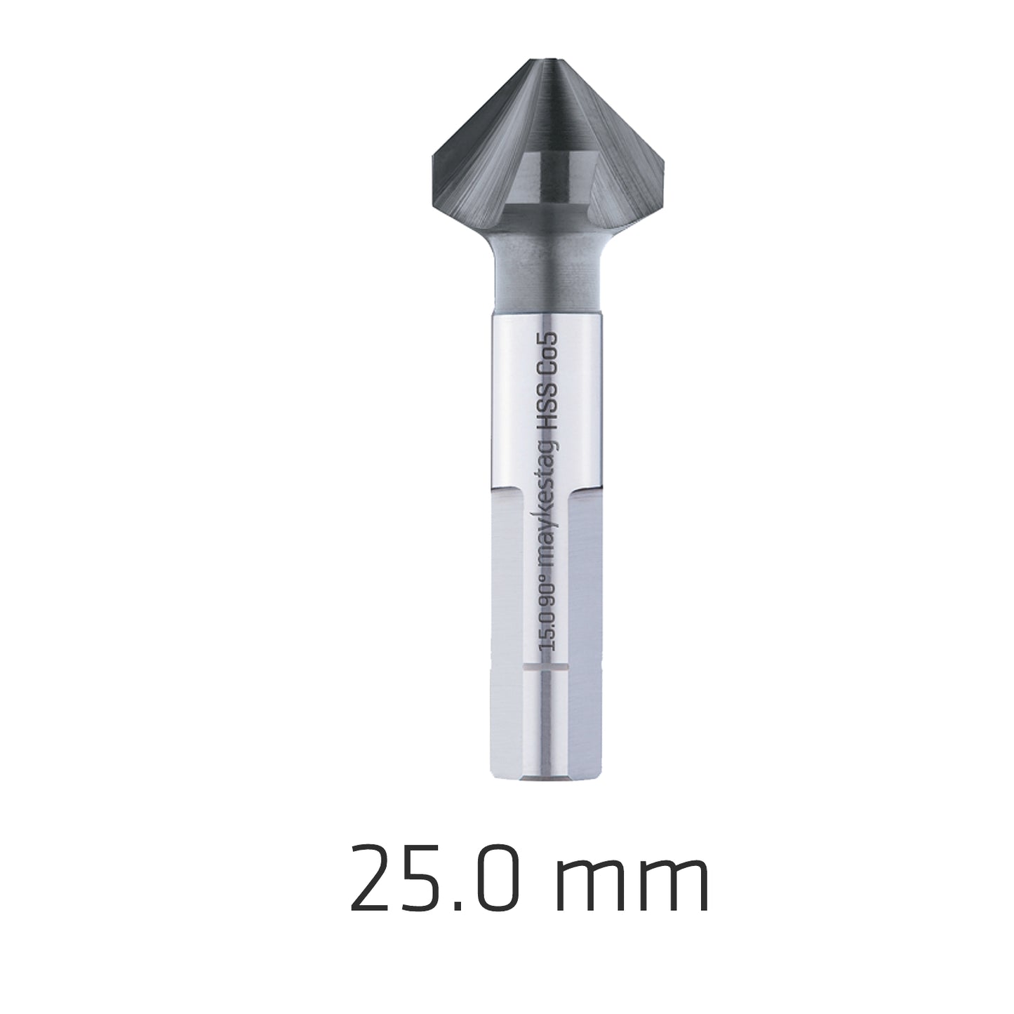 HSS-ECO5 COUNTERSINK 90 25.0 DIN 335 SHAPEC 3-SURFACE SHANK