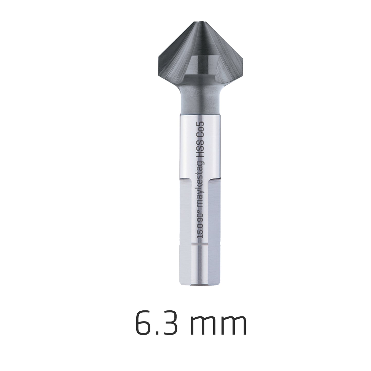 HSS-ECO5 COUNTERSINK 90 6.3 DIN 335 SHAPEC 3-SURFACE SHANK ALUNIT COA