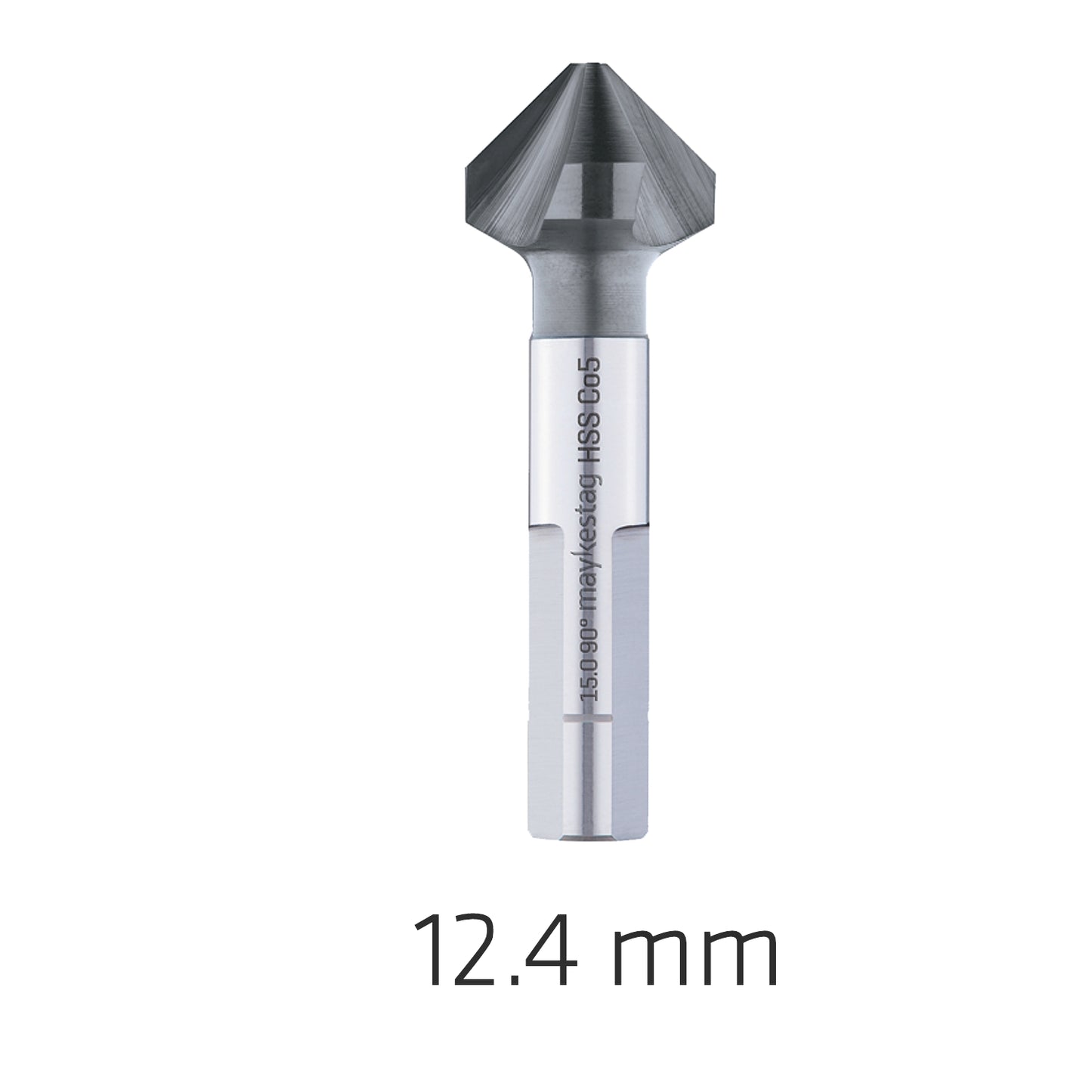HSS-ECO5 COUNTERSINK 90 12.4 DIN 335 SHAPEC 3-SURFACE SHANK ALUNIT CO