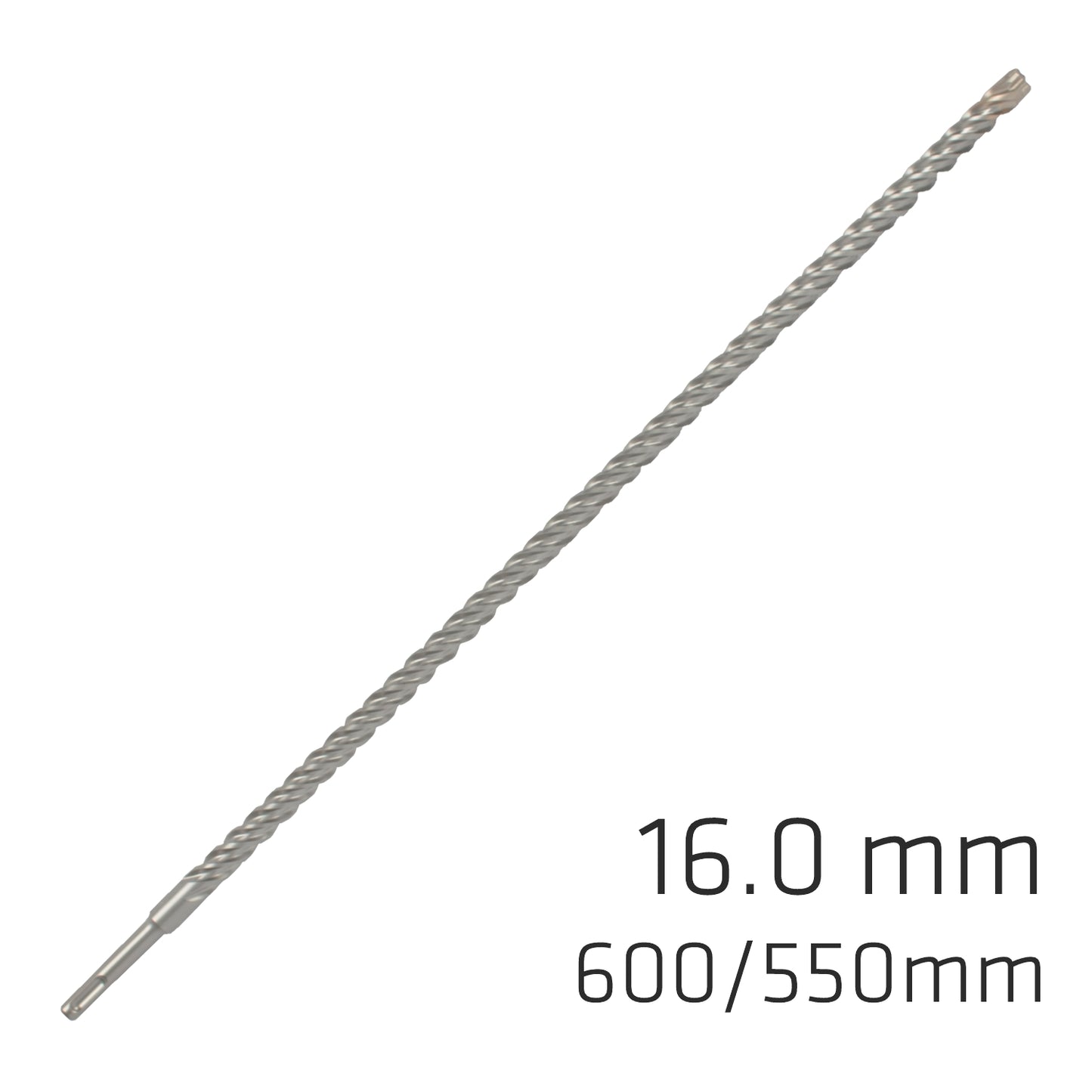 FORCE X 16.0 x 600/550 SDS-PLUS REBAR DRILL BIT X4 CUTTING EDGES