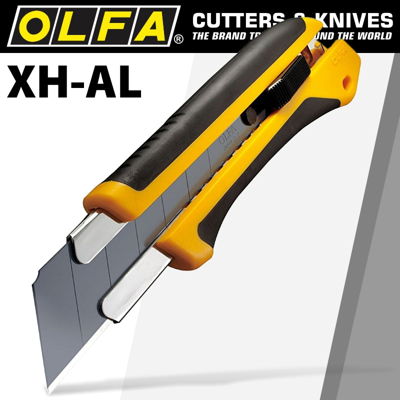 OLFA EXTRA HEAVY DUTY CUTTER WITH BLACK 25MM HBB BLADE