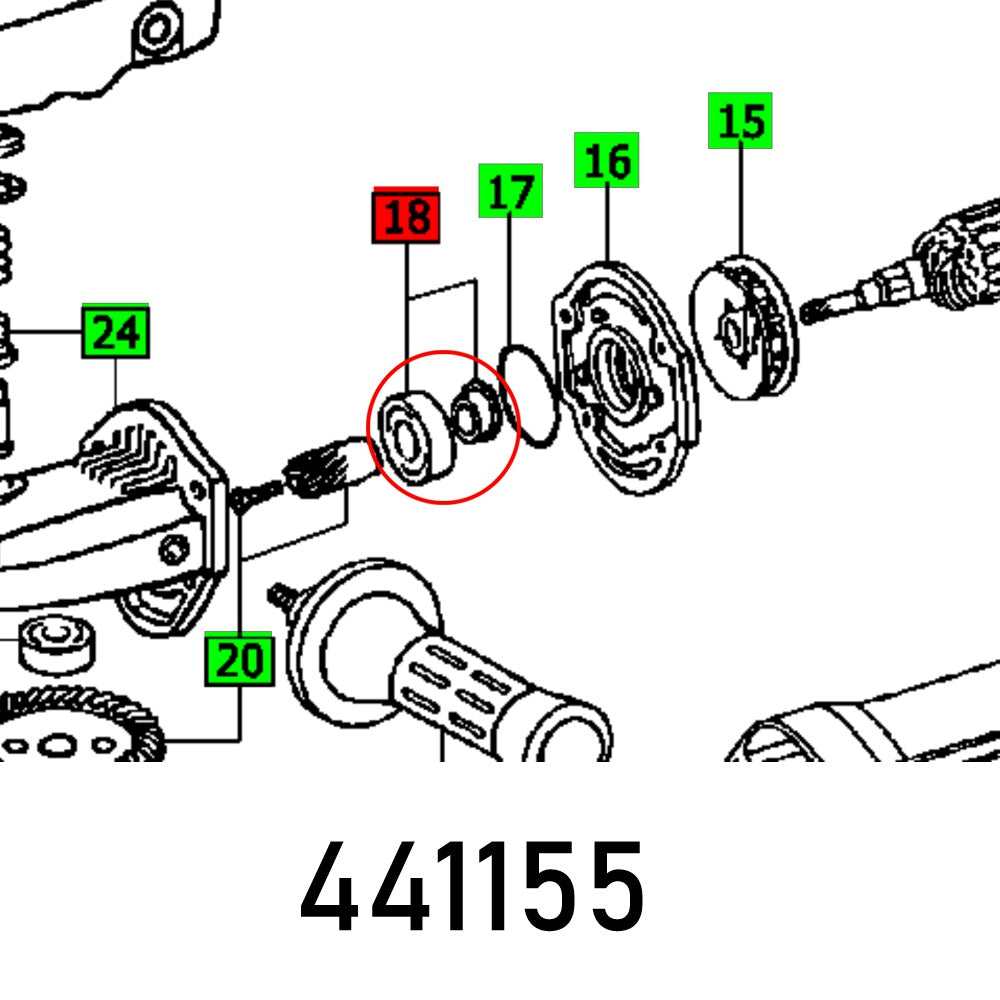 BALL BEARING WS 115.05.E