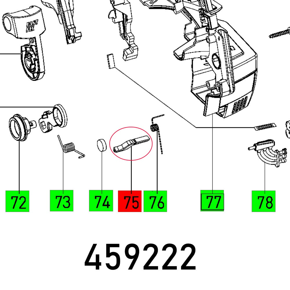 LOCK BOLT TS 55 EBQ