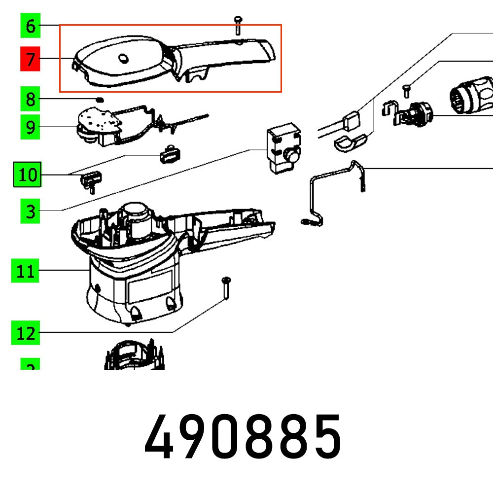 HOUSING COVER ES 150-5 E