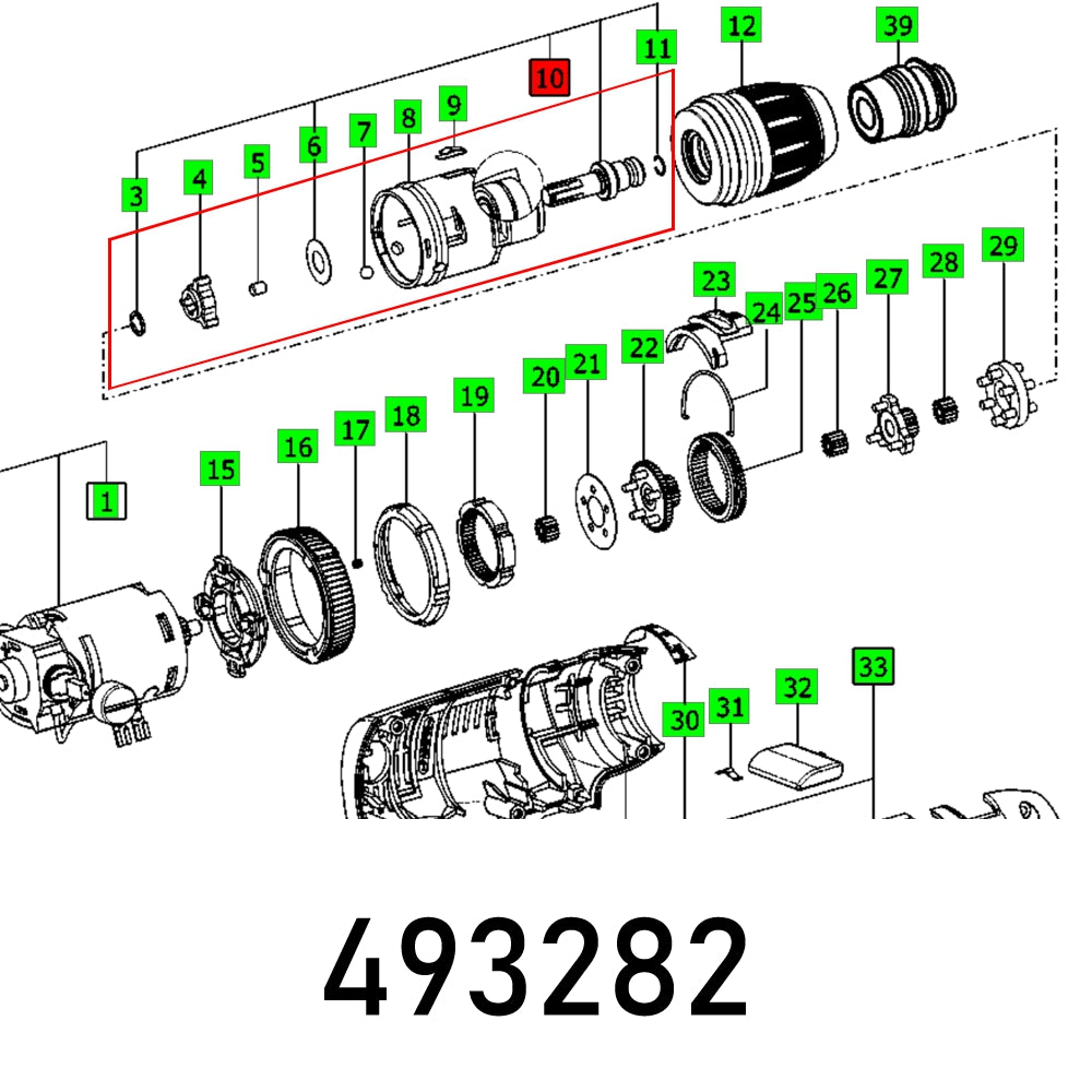 GEAR SHAFT TDK