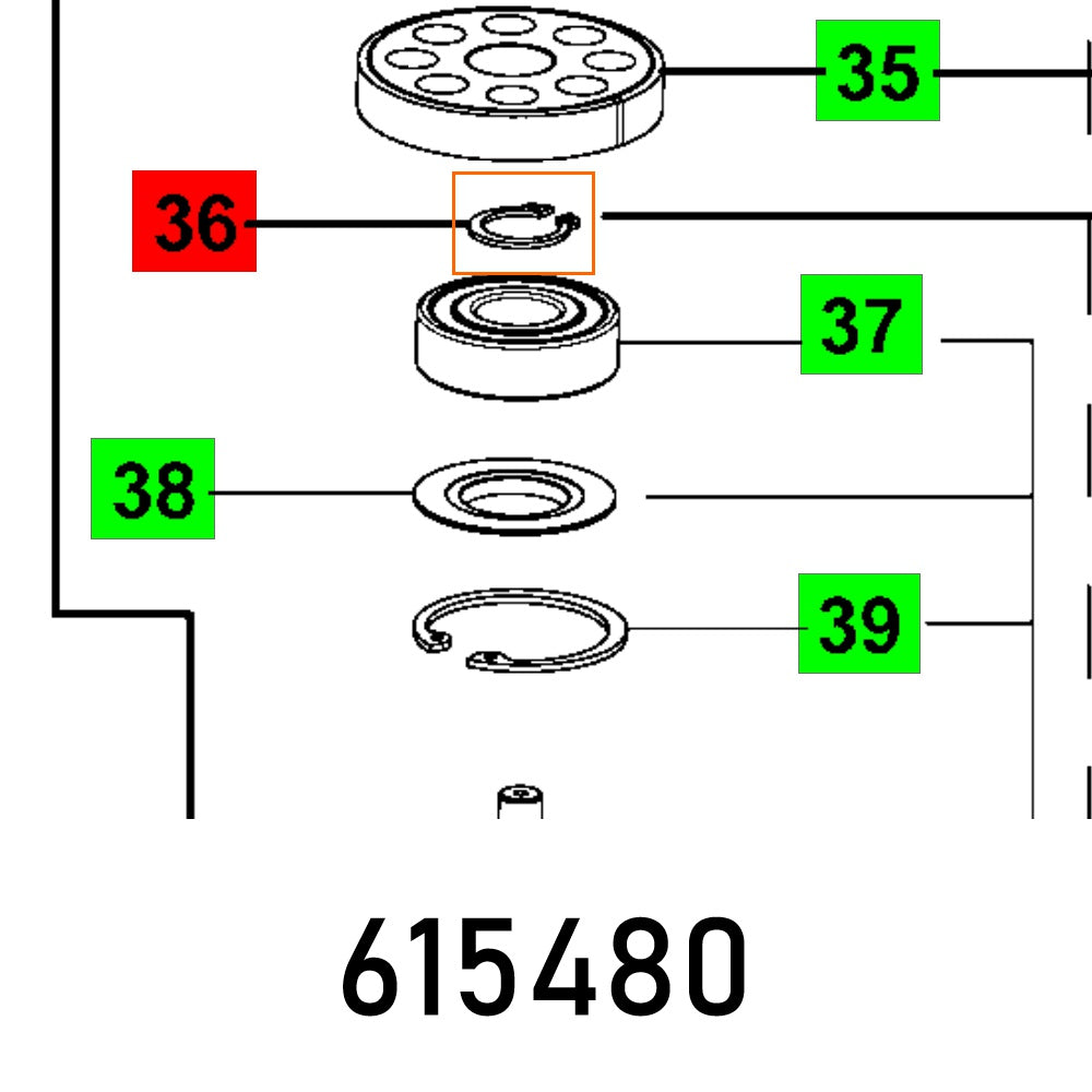 SAFETY RING D20, CSN 02 2930