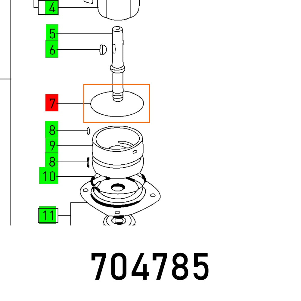 O-RING 51,5X1,5-FKM-LABS-FREI