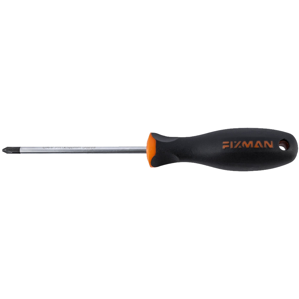 FIXMAN S/DRIVER PHILLIPS PH1 5X100MM CRV WITH ERGONOMIC HANDLE