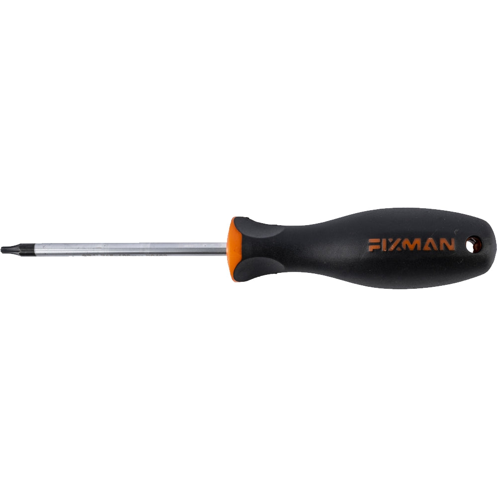 FIXMAN S/DRIVER TORX T15 6X100MM CRV WITH ERGONOMIC HANDLE