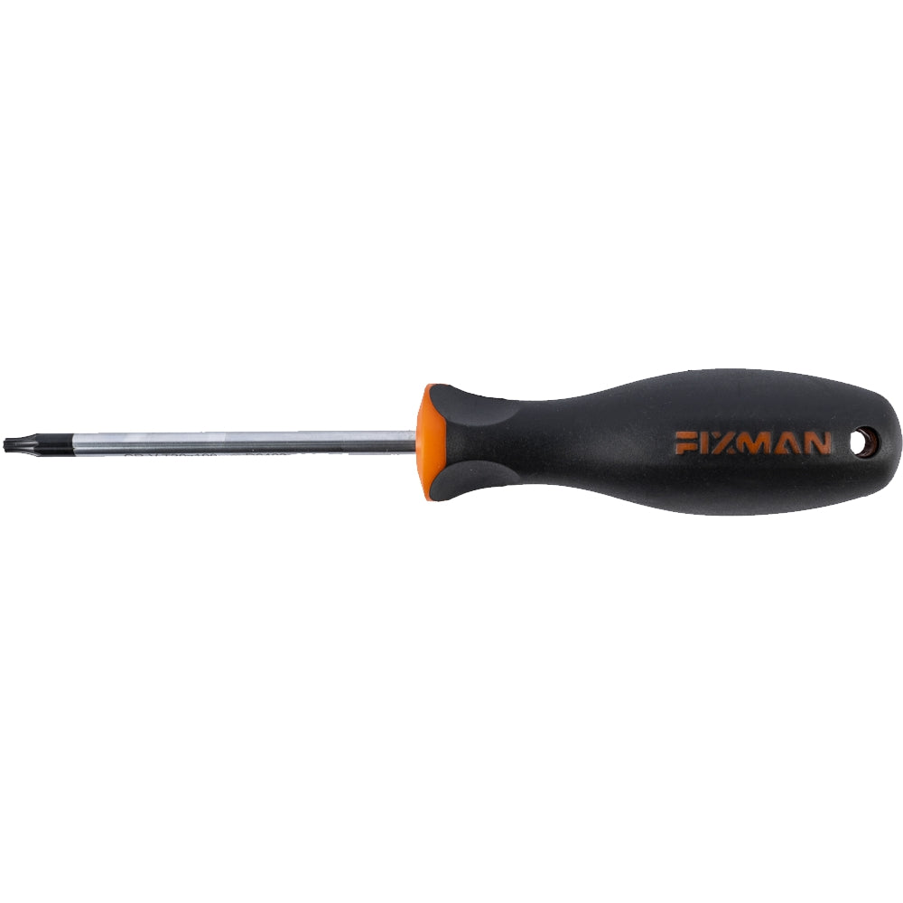 FIXMAN S/DRIVER TORX T20 6X100MM CRV WITH ERGONOMIC HANDLE
