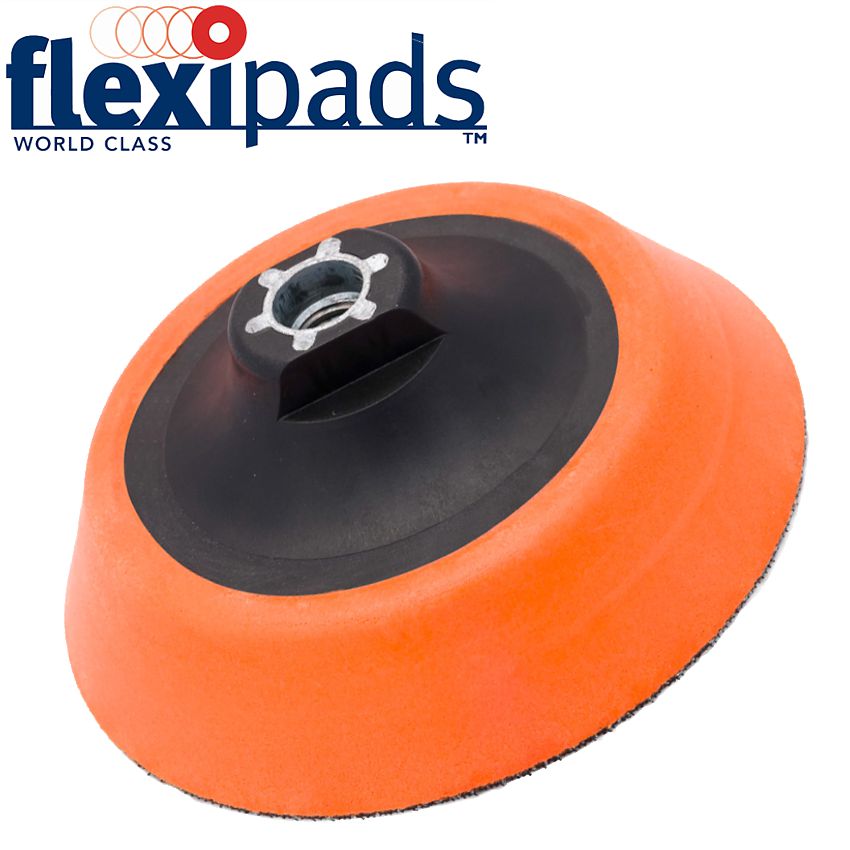 ULTRA SOFT HOOK AND LOOP PAD FOR ROTARY MACHINES 125MM M14