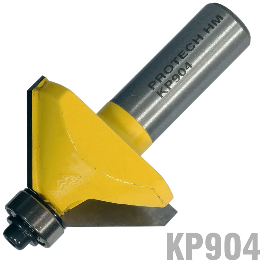 CHAMFER BIT TCT 45° 1 5/8' X 3/4' X 1/2' SHANK