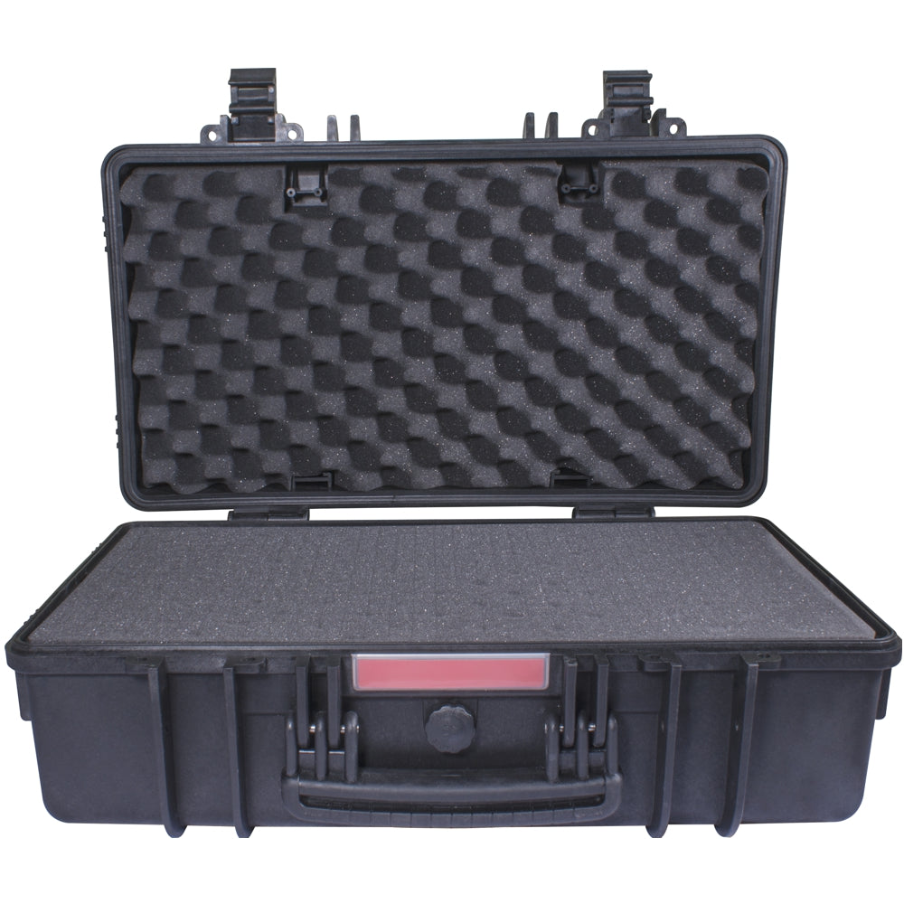 HARD CASE 565X355X220MM OD WITH FOAM BLACK WATER & DUST PROOF (512717)