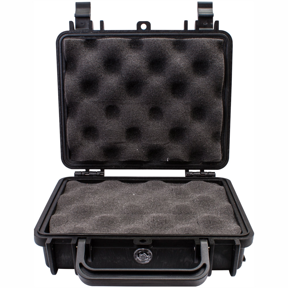 HARD CASE 190X170X60MM OD WITH FOAM BLACK WATER & DUST PROOF(171305)