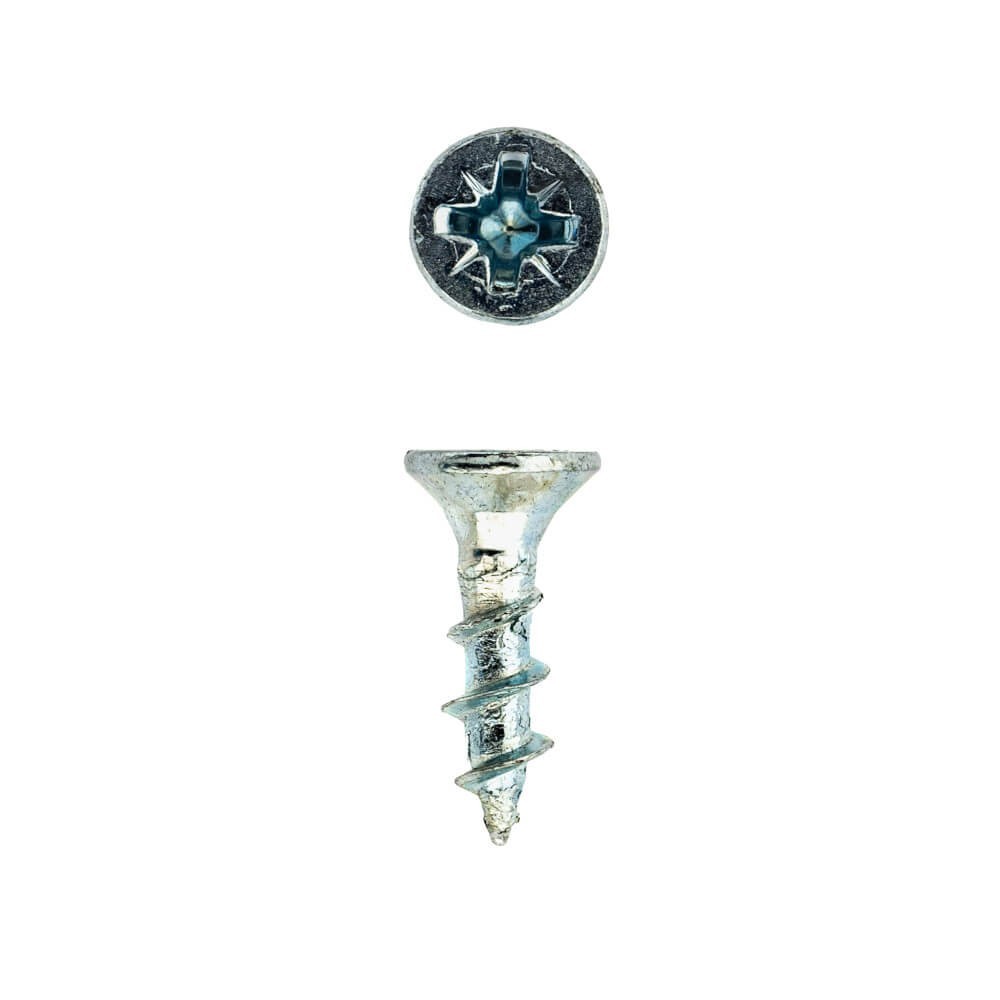 Chipboard Screw Zinc Plated - Silver 3.5x16mm (100)