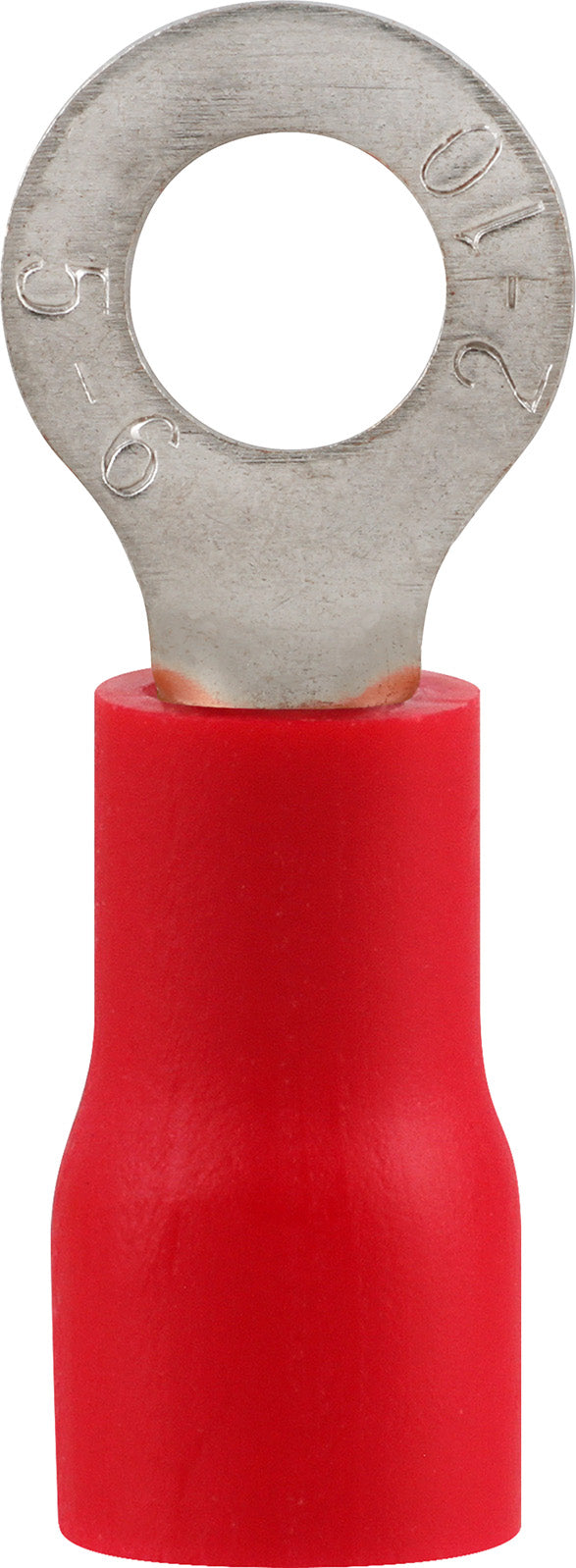 Pre-Ins Ring Terminal Red 8mm (8)