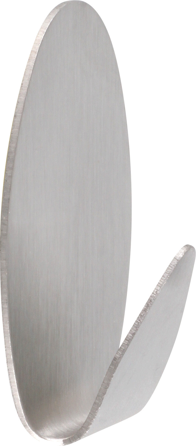 Stick-on Stainless Steel Oval Hook Small (3)
