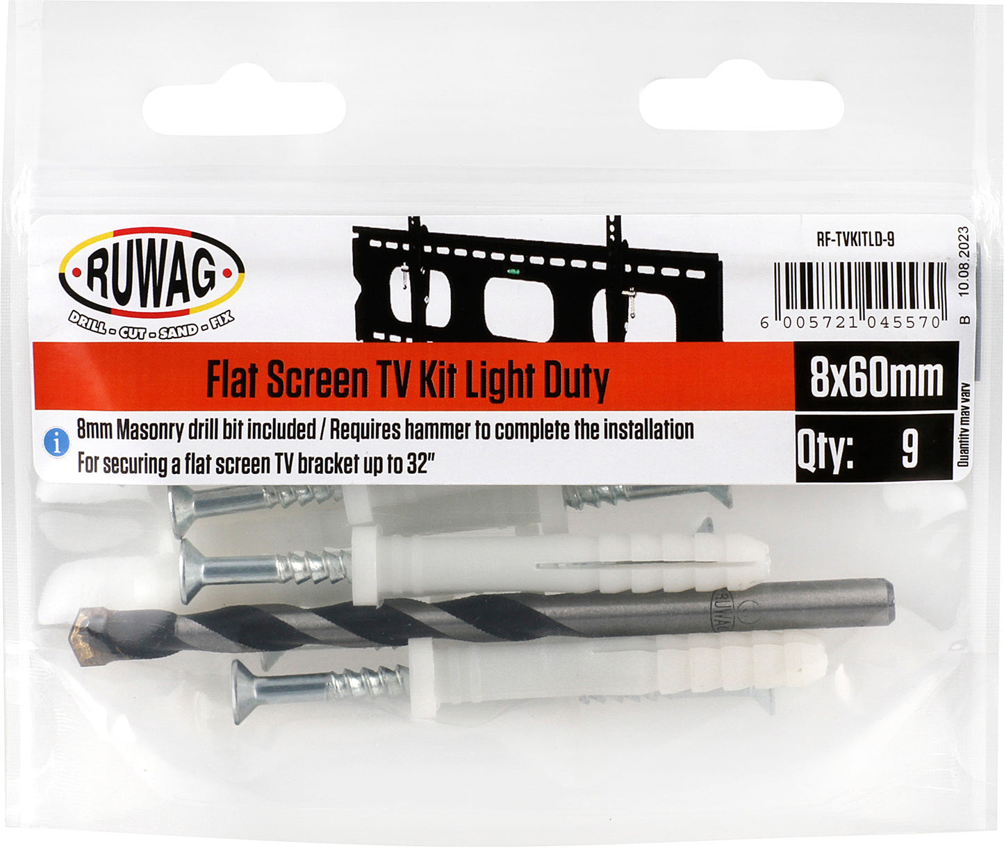 Flat Screen TV Kit Light Duty (9)