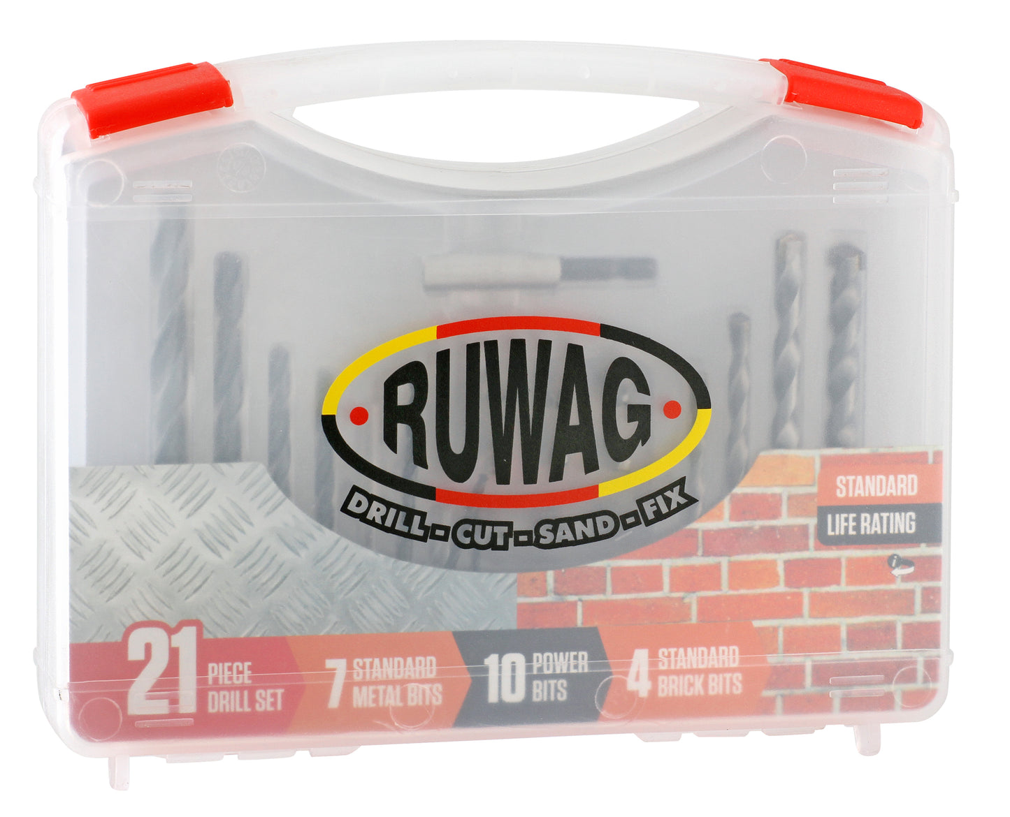 21pce Combo Std Metal/Brick/Power bits