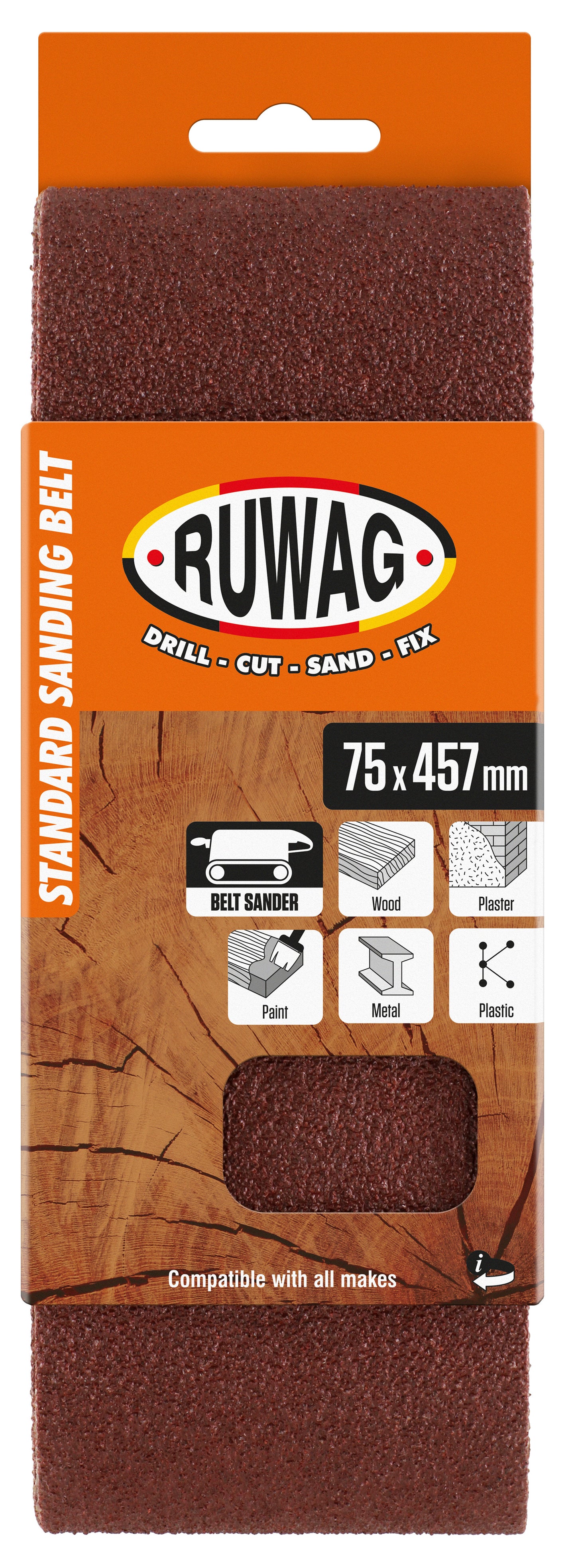 75x457 p100 3 pack belt /pk