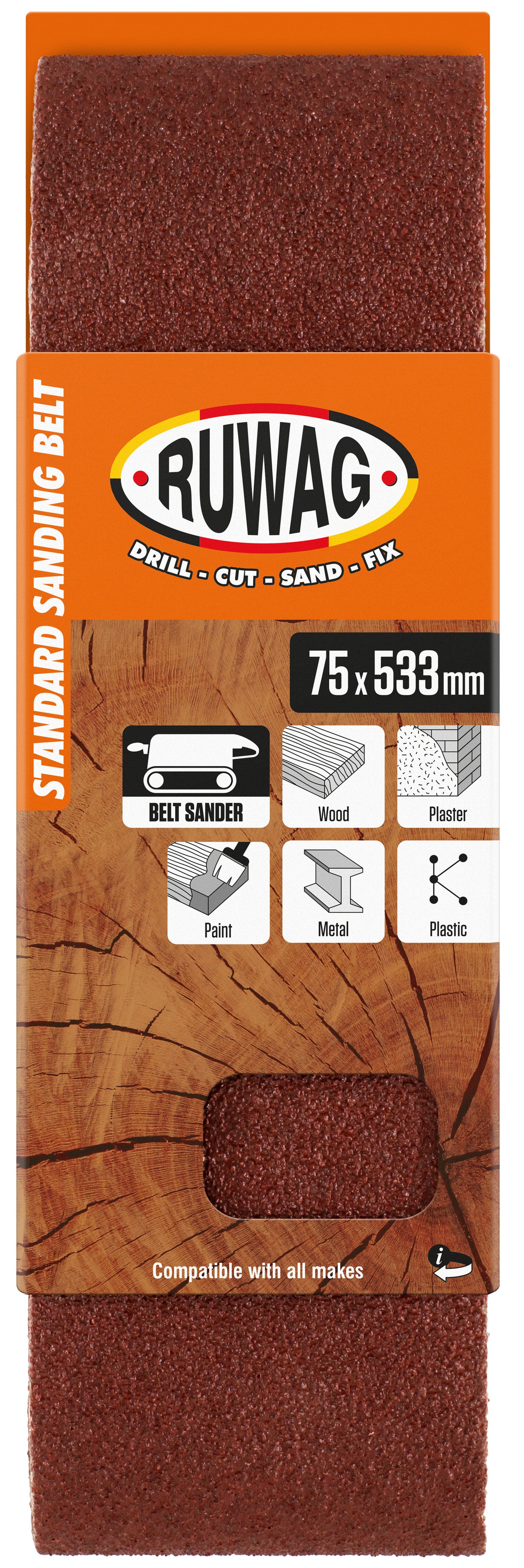 75X533 P40 3PCK BELT /pk