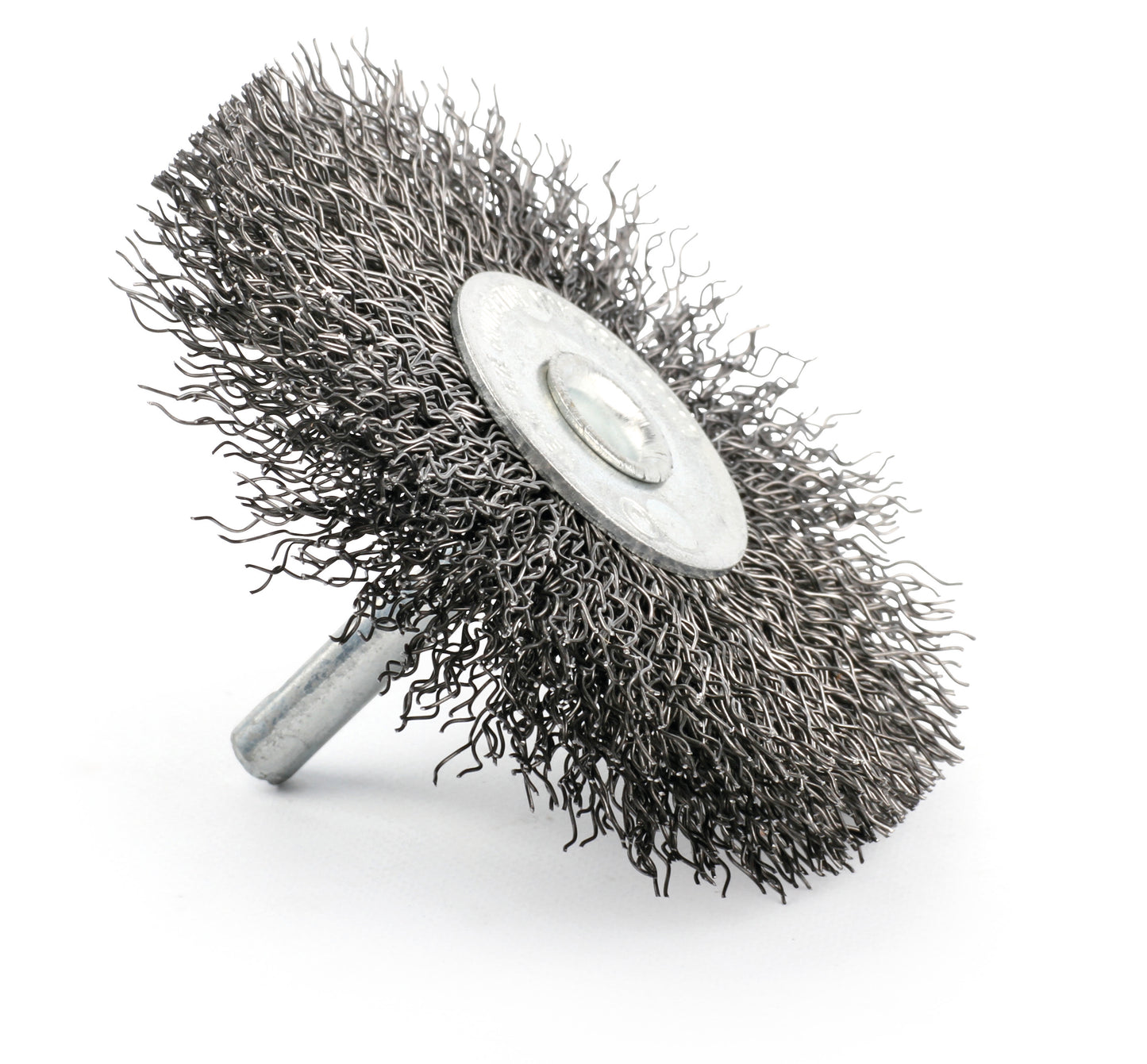 100 x 12 mounted wire wheel 6mm shaft