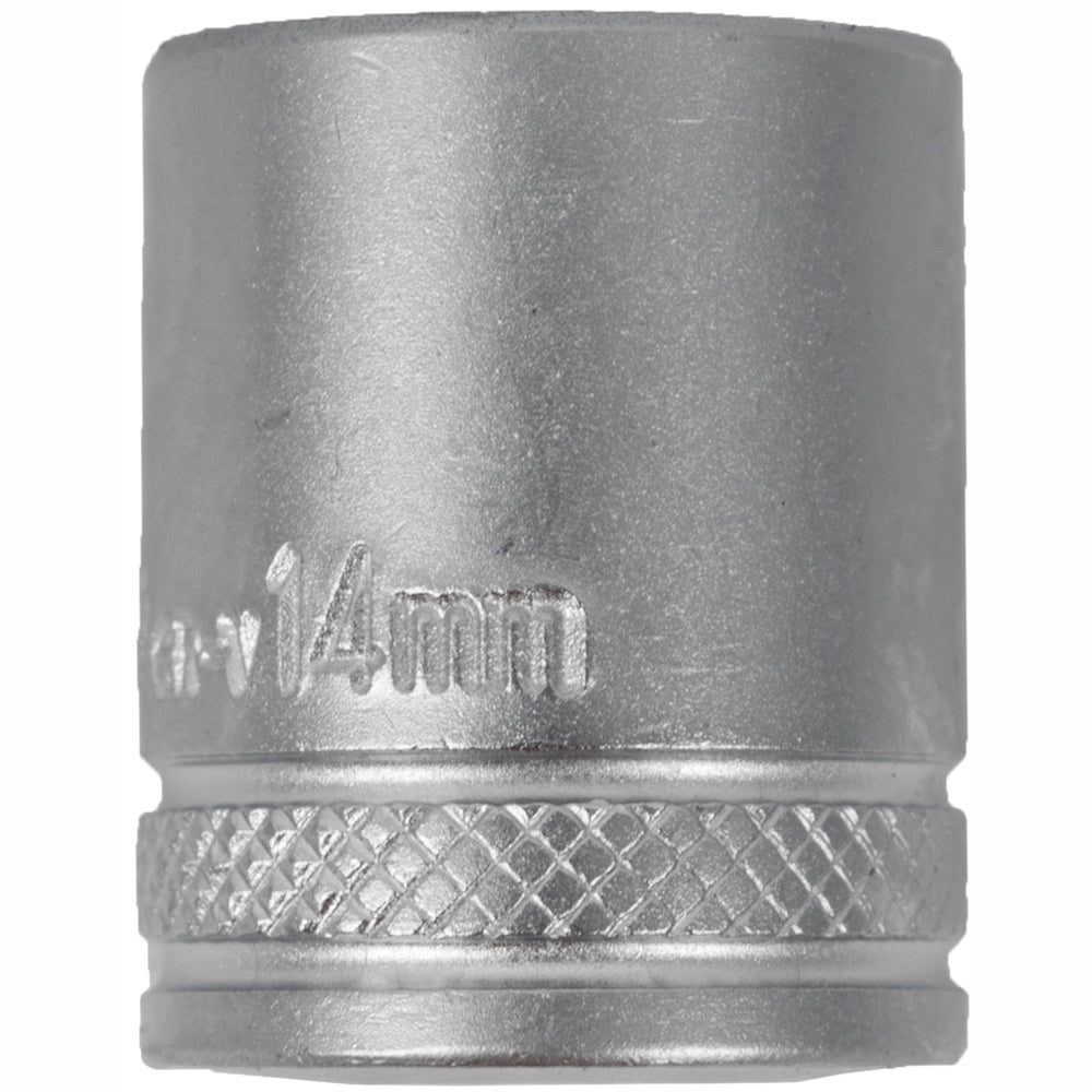 SOCKET 14MM 1/4' DRIVE CRV 12 POINT
