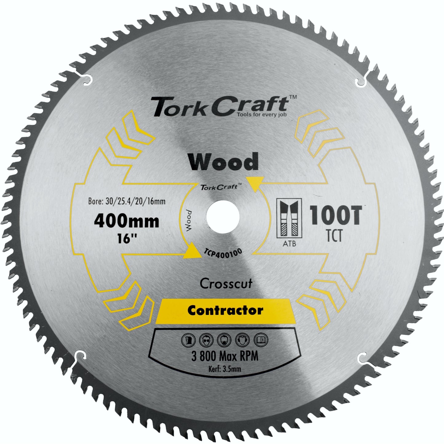 BLADE CONTRACTOR 400 X 100T 30/1 CIRCULAR SAW TCT