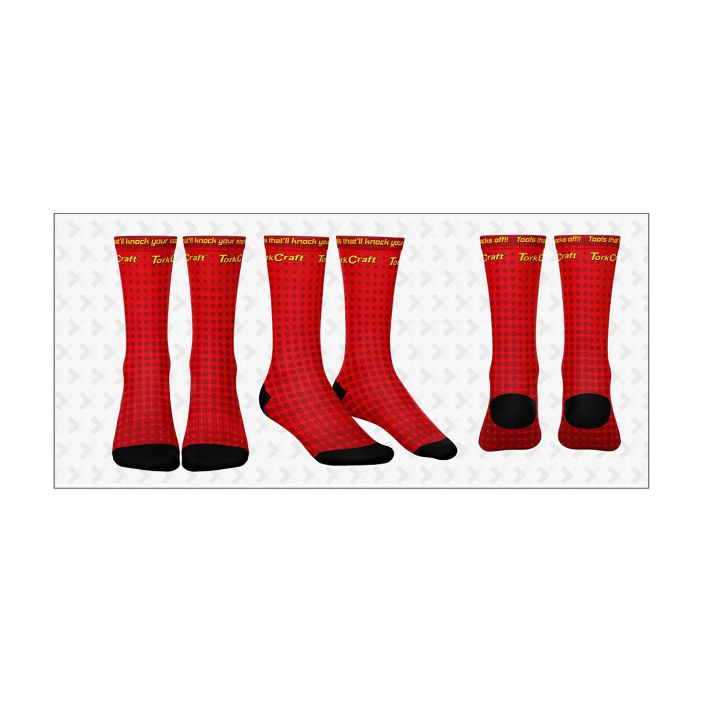 TORK CRAFT X-LARGE SOCKS - SPOTS