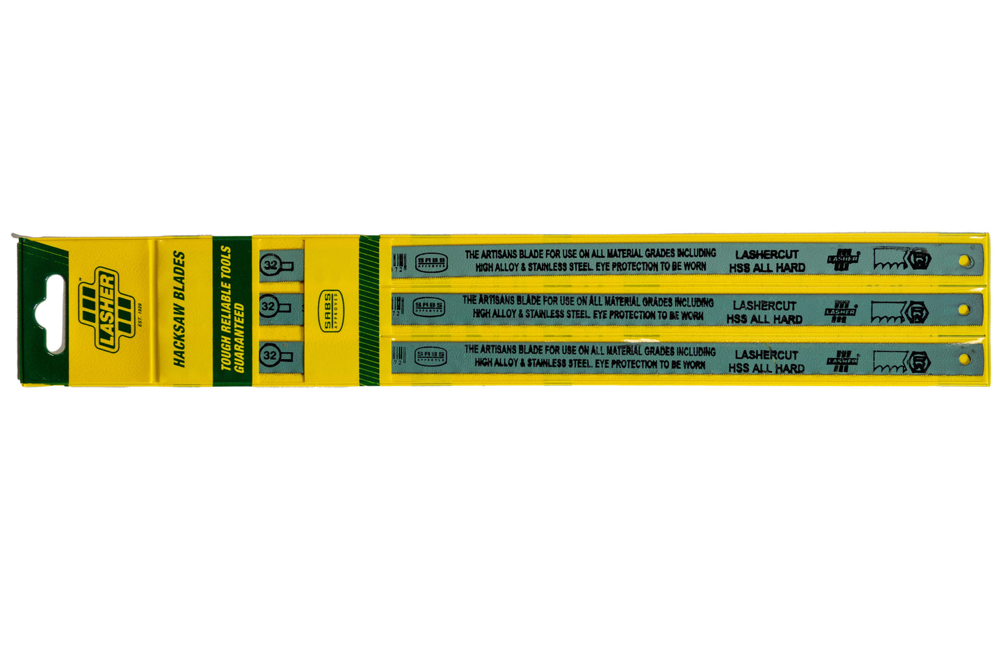 Lasher Hacksaw HSS Lashercut 32TPI 3 Pack