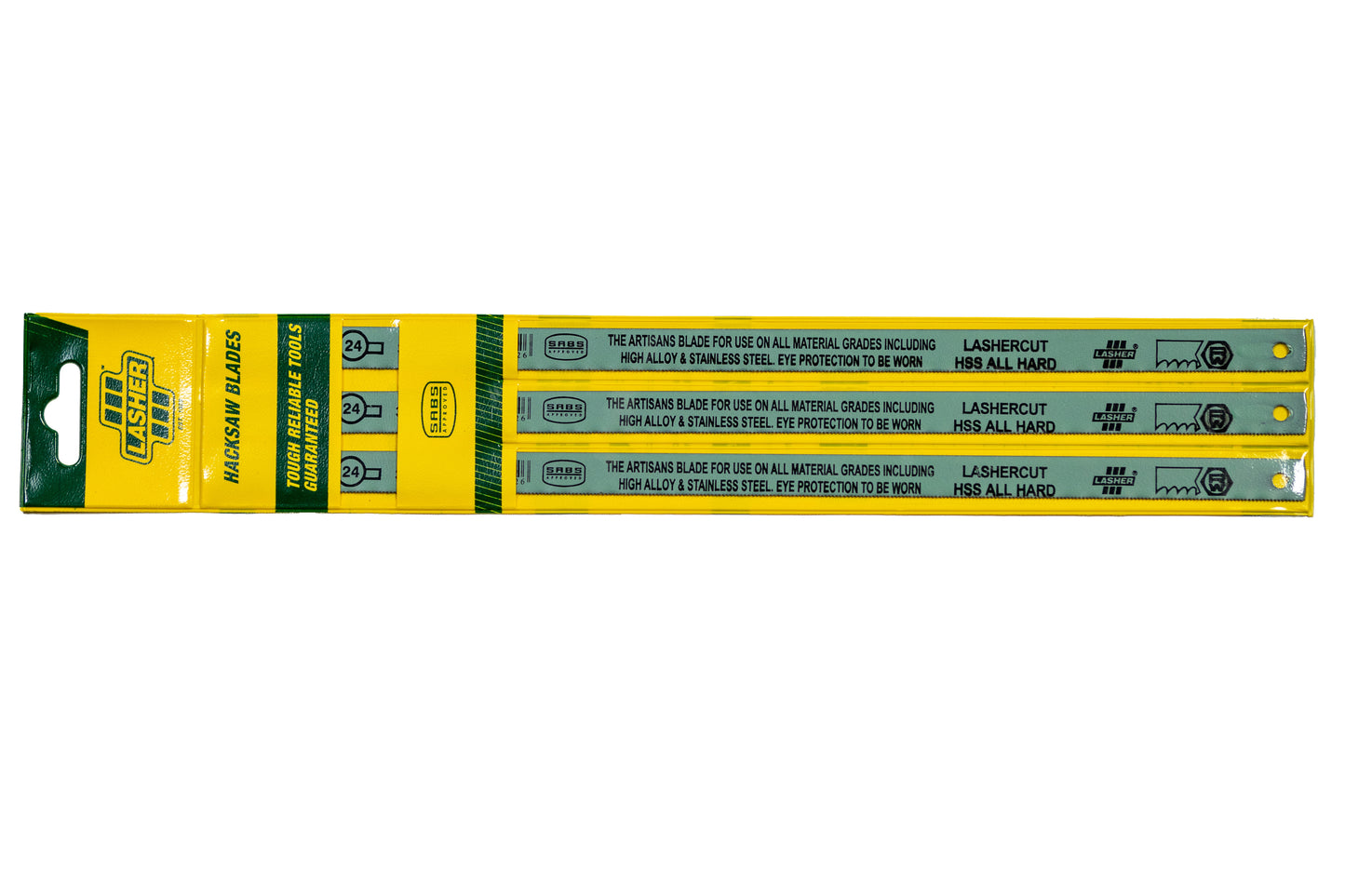 Lasher Hacksaw HSS Lashercut 24TPI 3 Pack