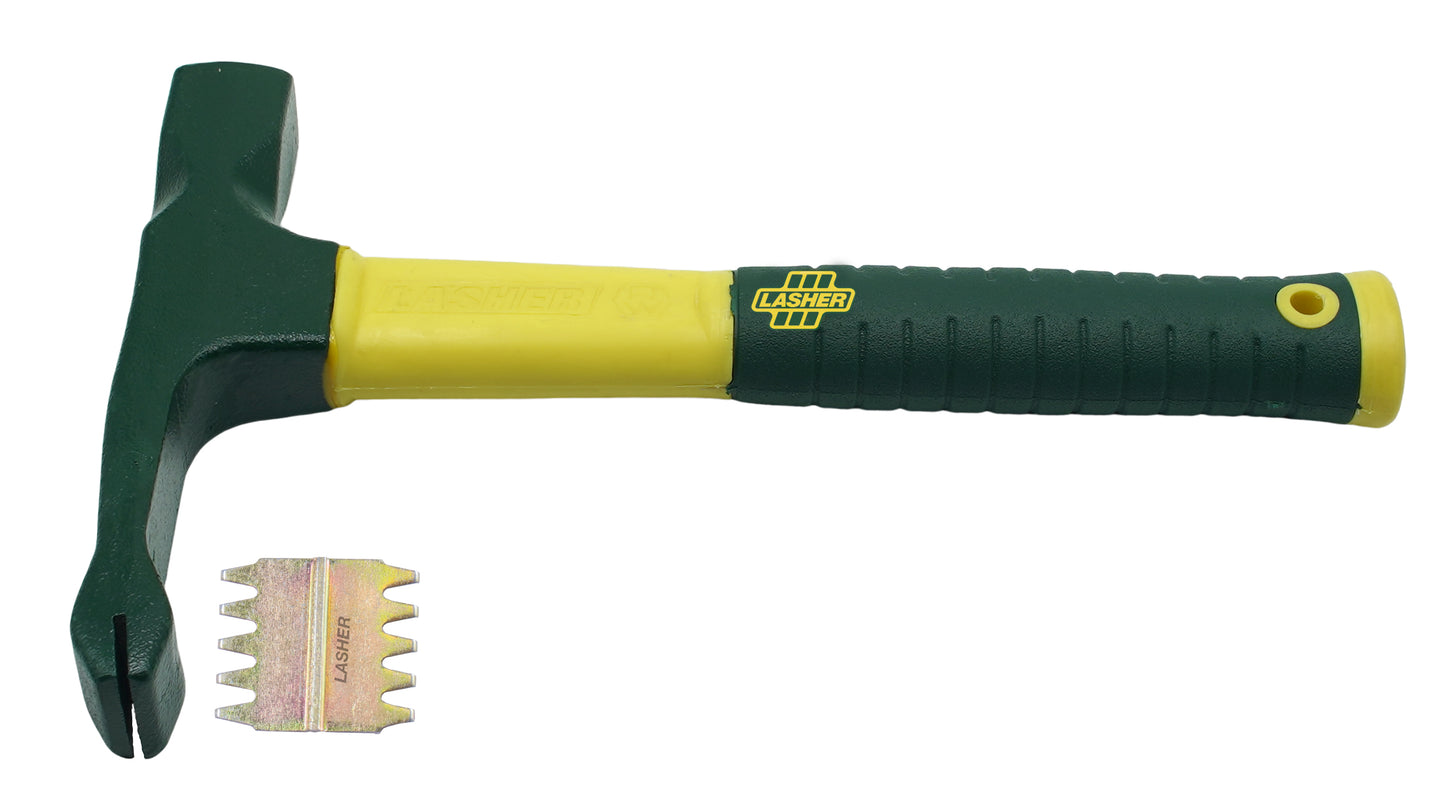 Lasher Combo Scutch Hammer and Brick Comb