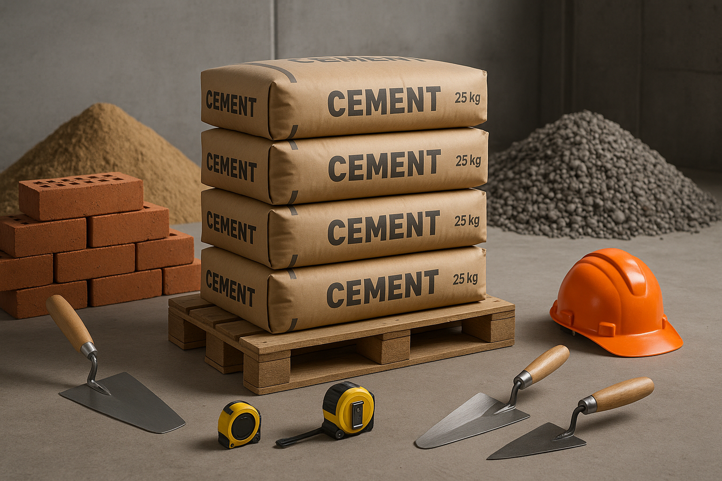 this collection contains building materials products relating to cement bags