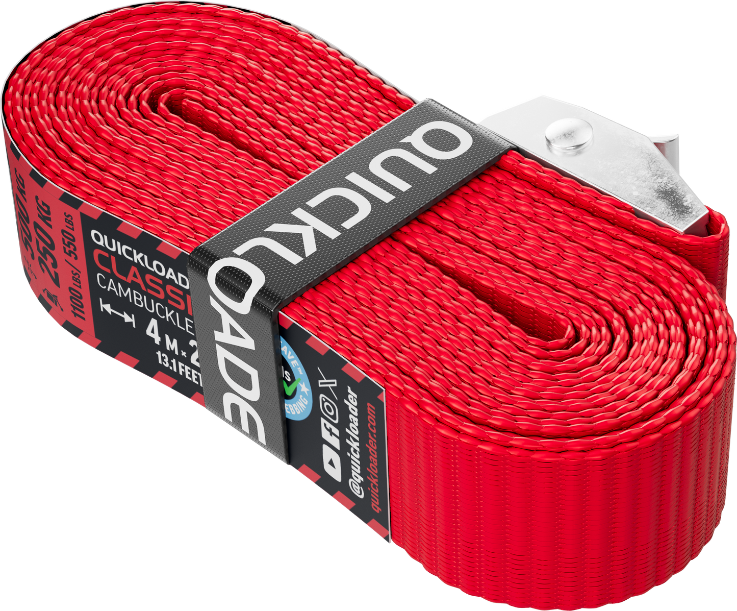 QL Cambuckle Classic 500 kg 4 m x 25 mm