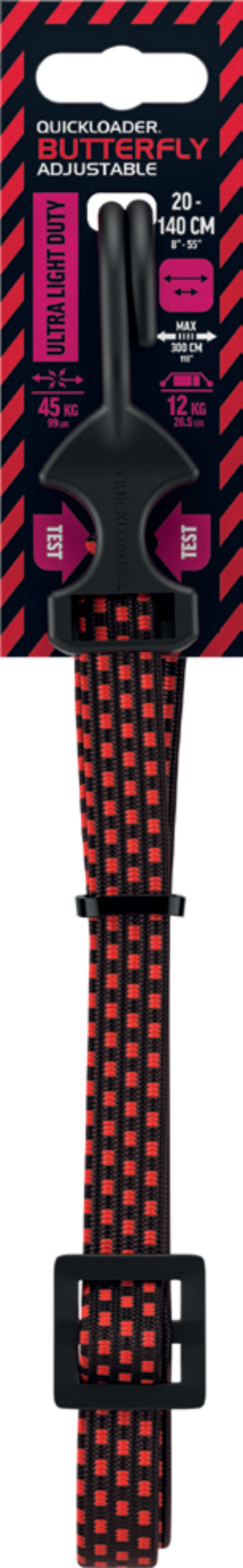 QL Butterfly Bungee Flat Adjustable 45 kg 140 cm x 18 mm