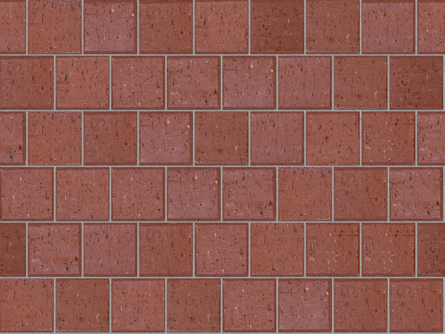 YZ 1BB-Brick Paving Burgundy Cobble 108.5 x 108.5 x 50