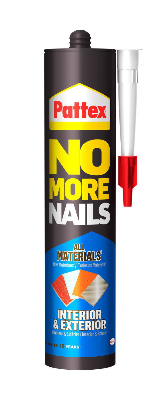 Pattex No More Nails Interior & Exterior 450g Cartridge