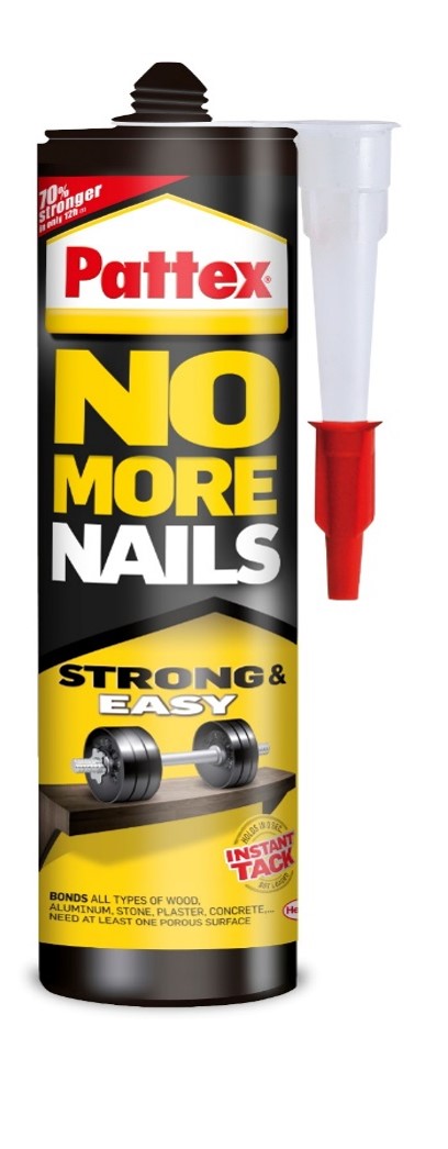 Pattex No More Nails Strong & Easy 400g Cartridge