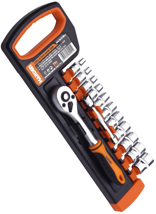 13Pcs 1/4" Sockets Set