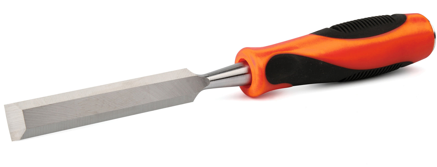 25mm Orange/black handle wood chisel