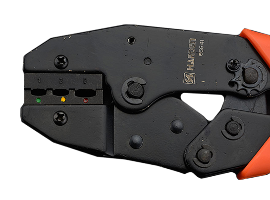 215mm ratchet crimper for insulated terminals